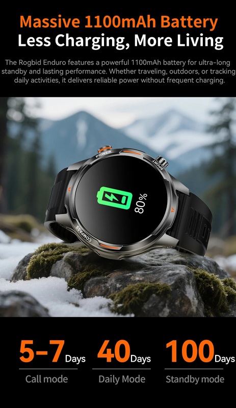 Smartwatch Rogbid Enduro - vista 2