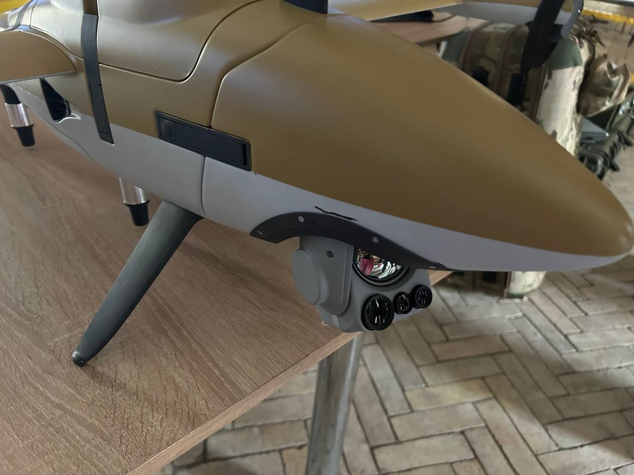 Il modulo ottico del drone Vector di NextVision.