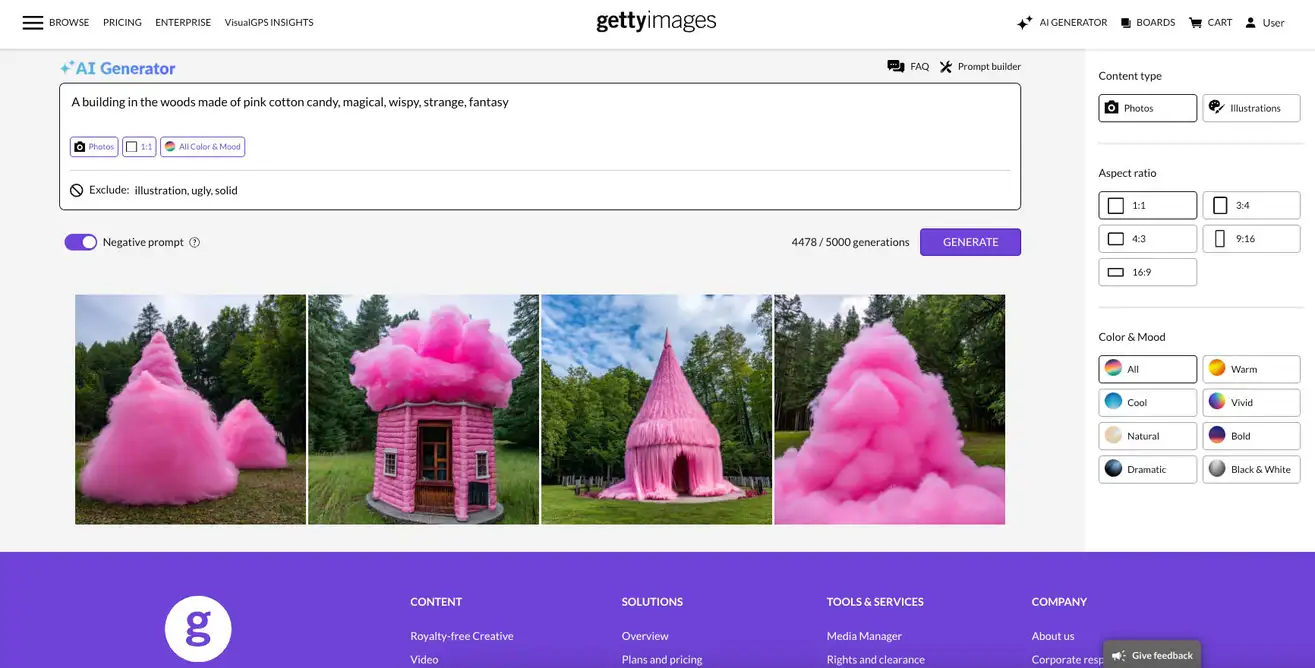 Getty Images ha rilasciato un generatore di immagini su contenuti concessi in licenza-2 Getty Images ha rilasciato un generatore di immagini su contenuti concessi in licenza-2