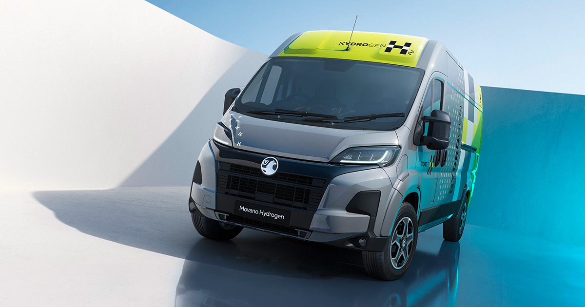 Interni del furgone Vauxhall Movano Hydrogen Interni del furgone Vauxhall Movano Hydrogen