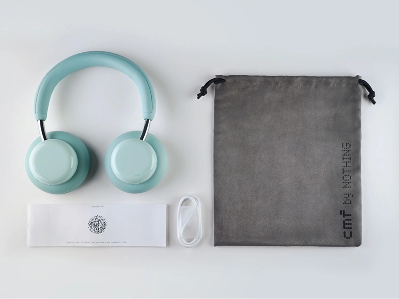 Cuffie CMF Headphone Pro in verde menta