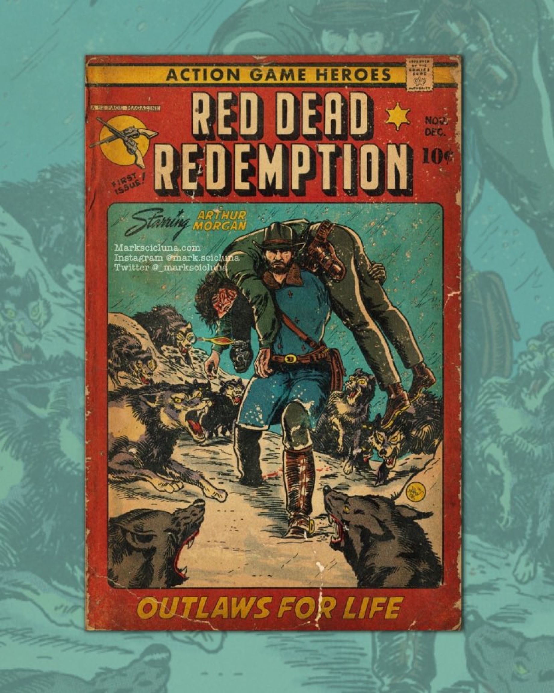 Il risultato è impressionante: l'ex illustratore di Rockstar Games crea copertine per fumetti retrò sui videogiochi-4