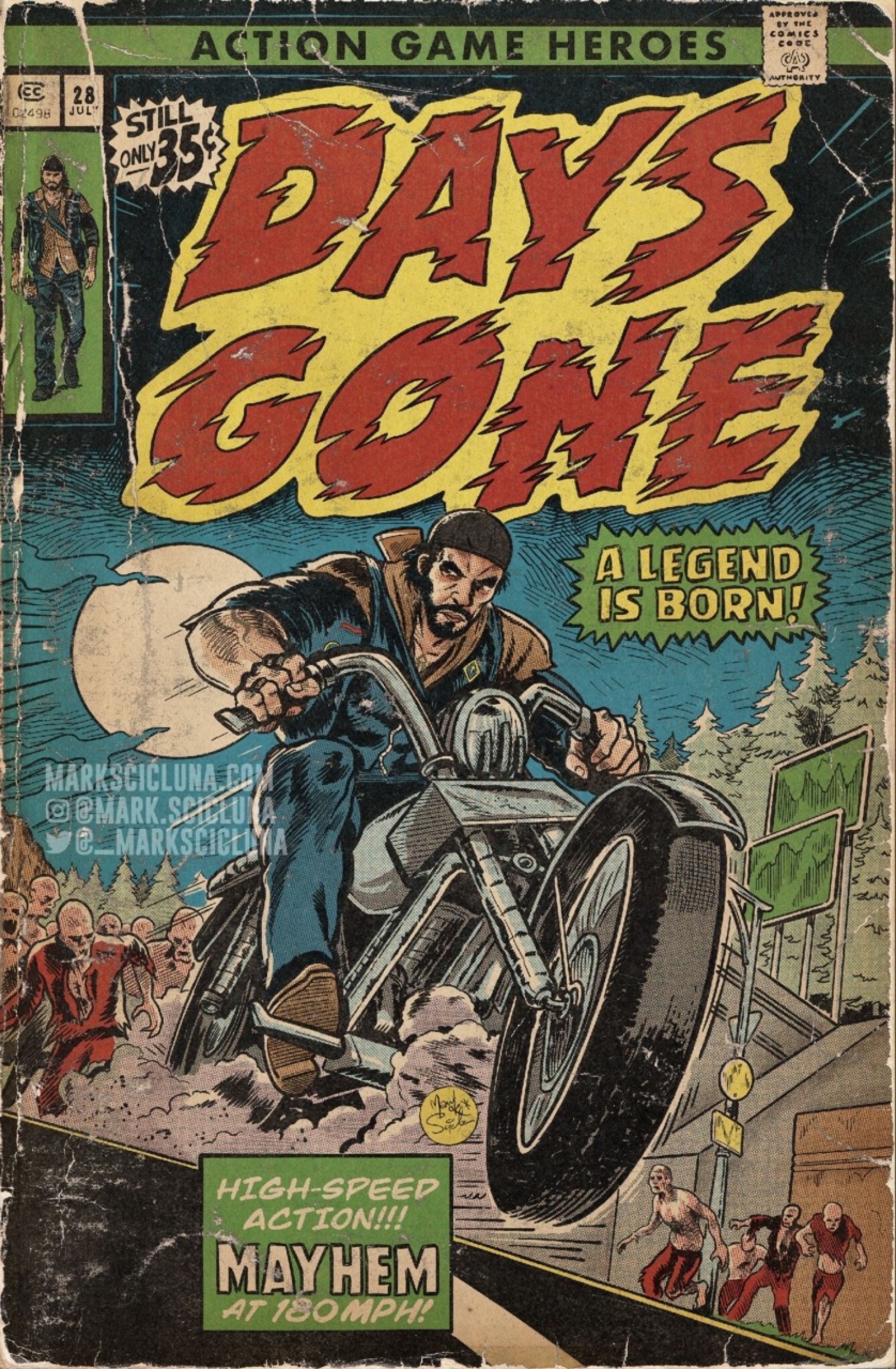 Il risultato è impressionante: l'ex illustratore di Rockstar Games crea copertine per fumetti retrò sui videogiochi-5