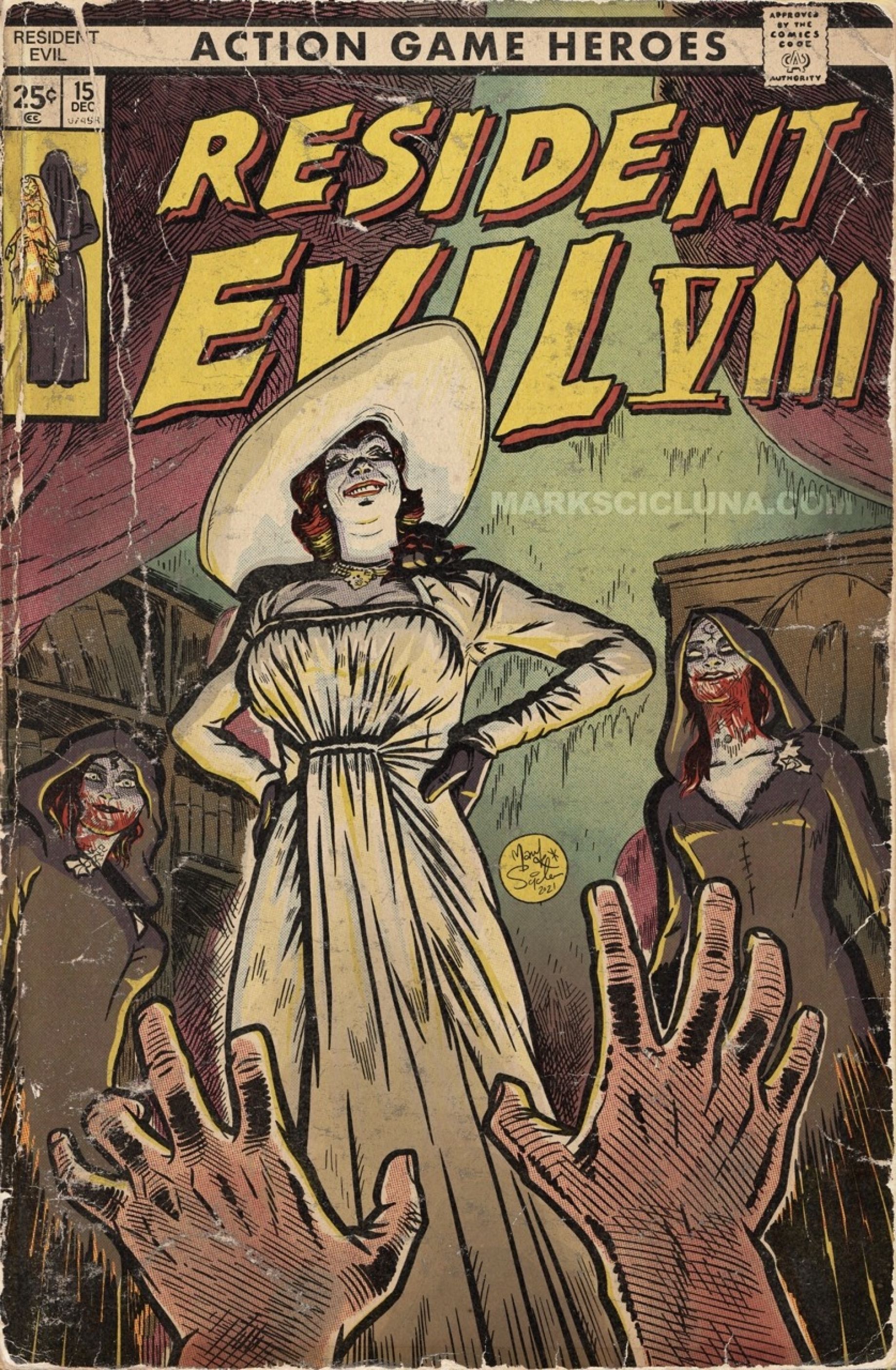Il risultato è impressionante: l'ex illustratore di Rockstar Games crea copertine per fumetti retrò sui videogiochi-6