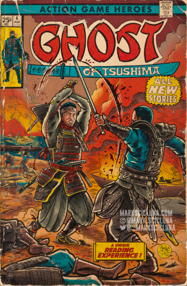 Il risultato è impressionante: l'ex illustratore di Rockstar Games crea copertine per fumetti retrò sui videogiochi-8