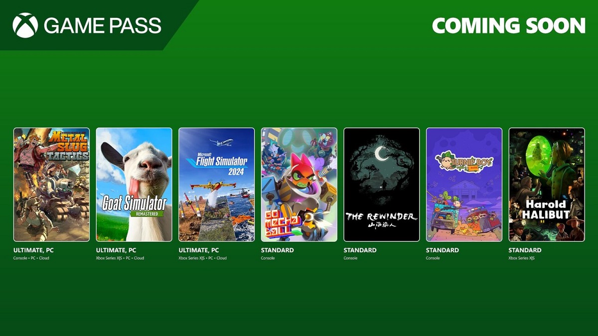 Capre, aerei e altro ancora: Microsoft ha rivelato l'elenco delle novità di Xbox Game Pass per la prima metà di novembre