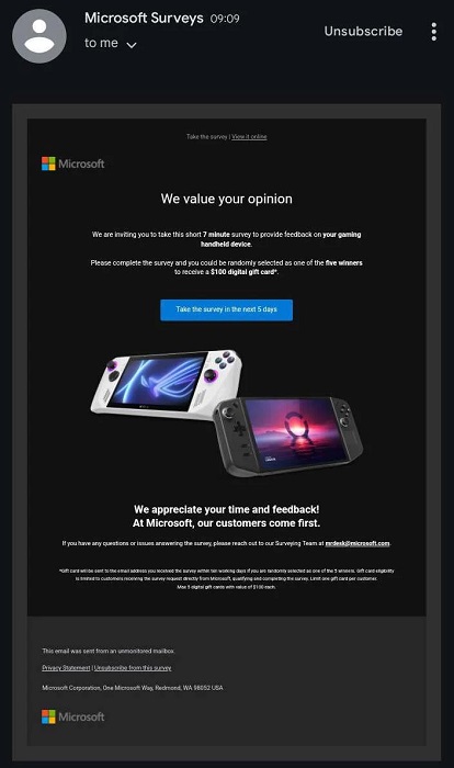Sono emerse prove circostanziali del fatto che Microsoft stia sviluppando una propria console di gioco portatile.-2