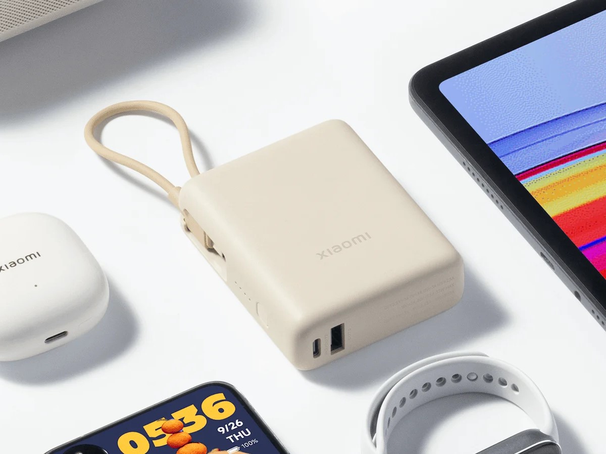 Xiaomi Power Bank 33W 10000 con cavo incorporato