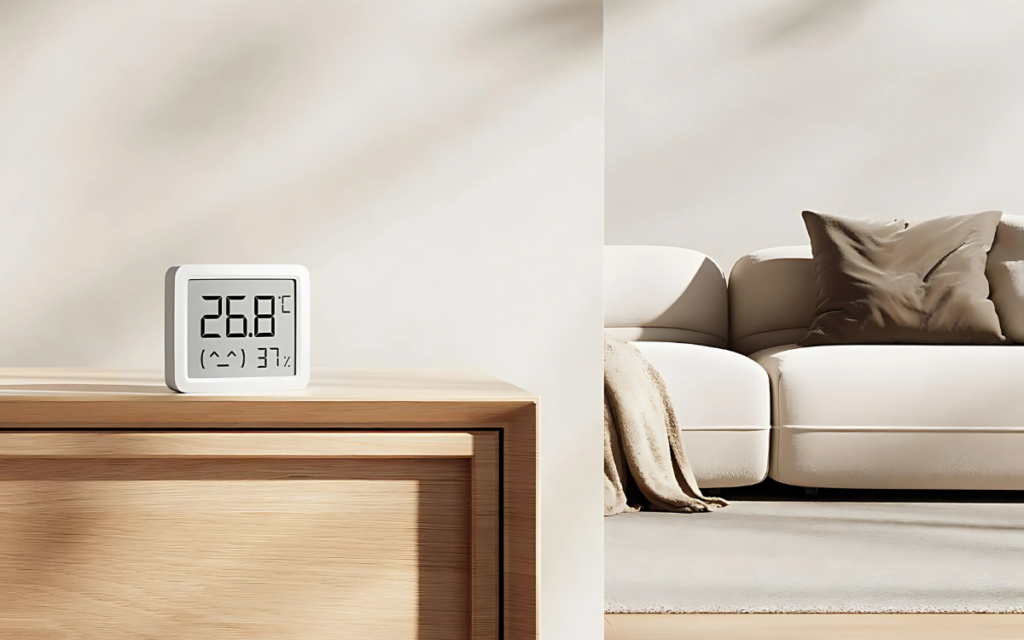 Xiaomi Mijia Sensore intelligente di temperatura e umidità 3 Mini Xiaomi Mijia Sensore intelligente di temperatura e umidità 3 Mini