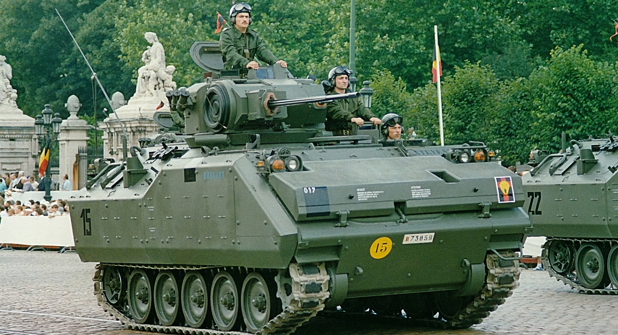 L'AFU utilizza BMP belgi YPR-765 PRI con torretta EWS e cannone Oerlikon KBA B02 da 25 mm.