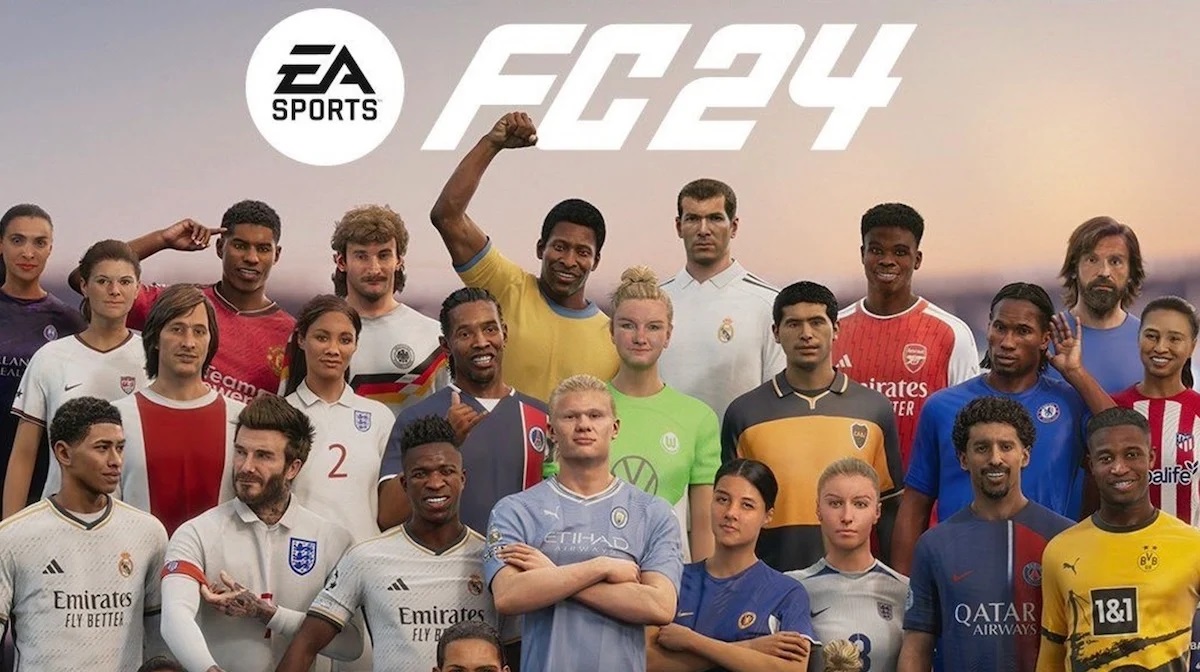 Nel Regno Unito, i dati di lancio dello stimolatore calcistico EA Sports FC 24 hanno segnato la seconda migliore uscita del 2023, dietro solo a The Legend of Zelda: Tears of the Kingdom. Nel Regno Unito, i dati di lancio dello stimolatore calcistico EA Sports FC 24 hanno segnato la seconda migliore uscita del 2023, dietro solo a The Legend of Zelda: Tears of the Kingdom.