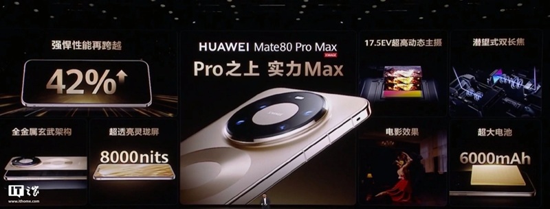 Smartphone Huawei Mate 80 - vista posteriore