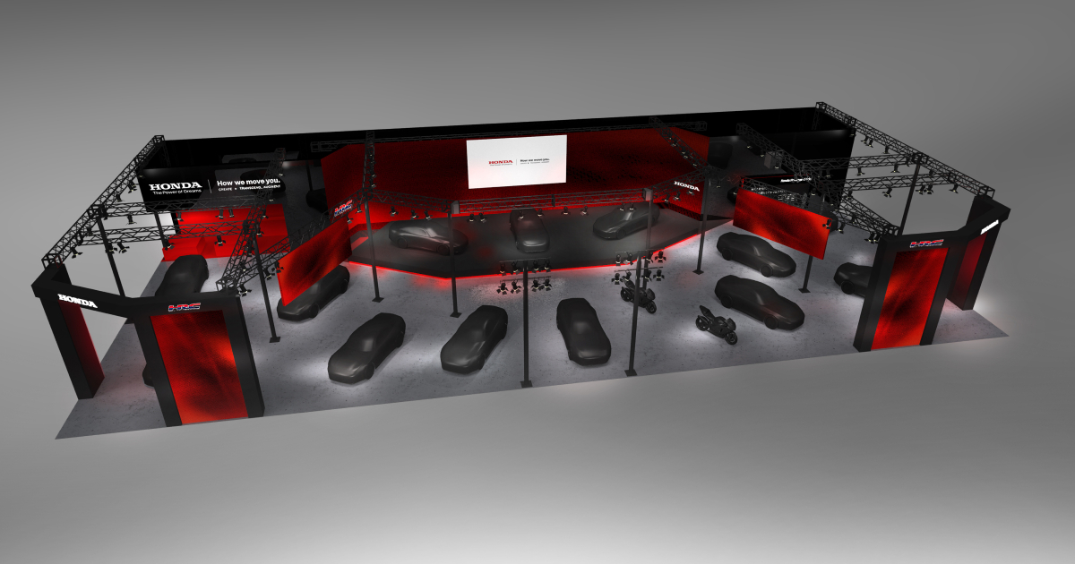 Piano dello stand Honda al Tokyo Auto Salon 2026