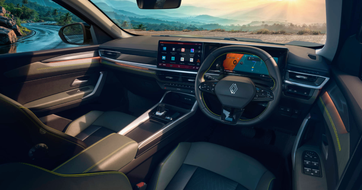 Interno del nuovo Duster India