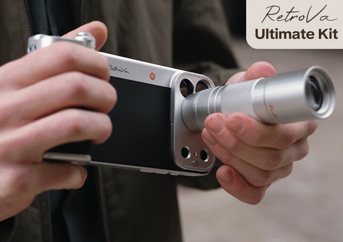 Teleobiettivo 2.35× Master Telephoto Extender su iPhone