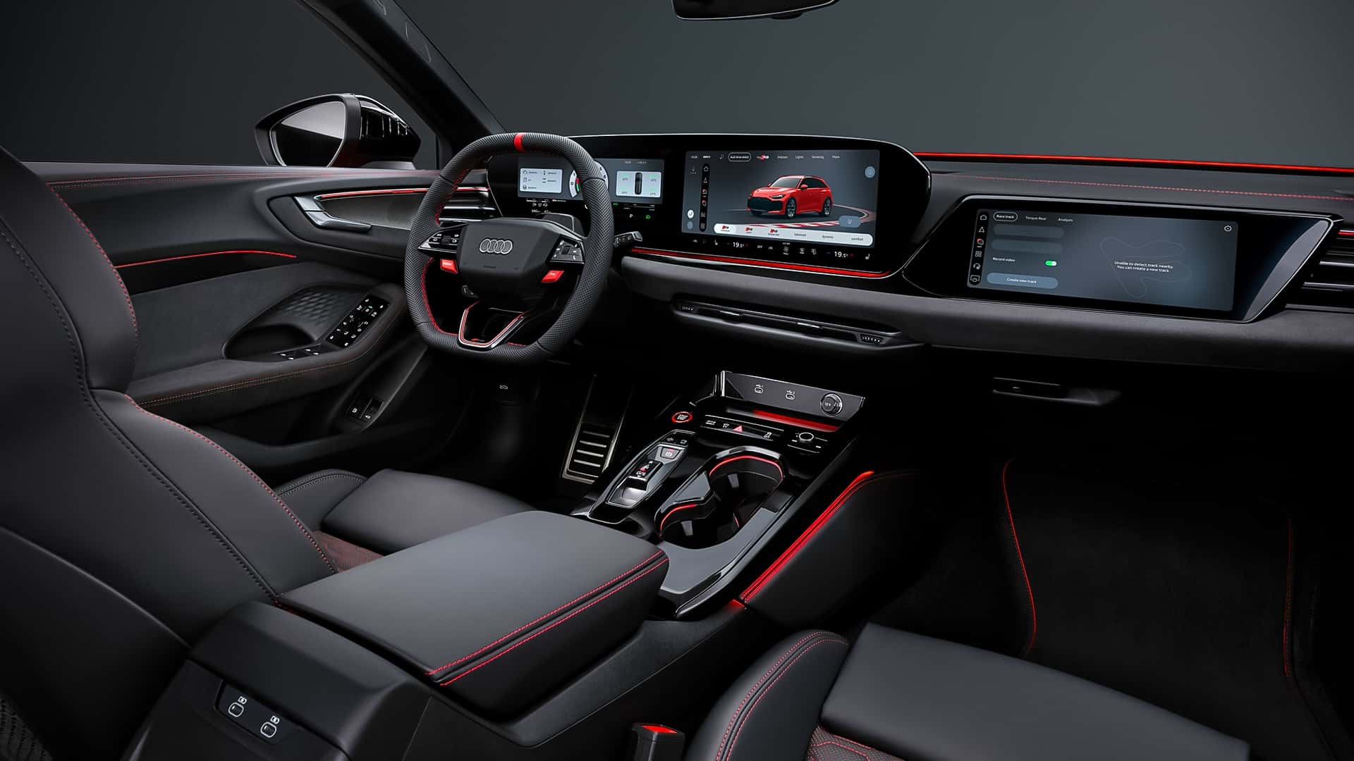 Audi RS5 2026 console centrale