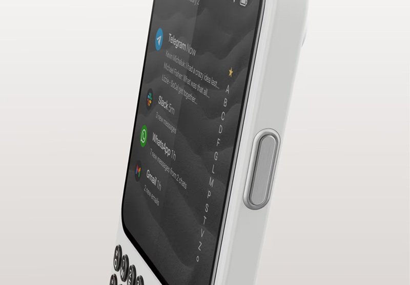 Display AMOLED di Clicks Communicator