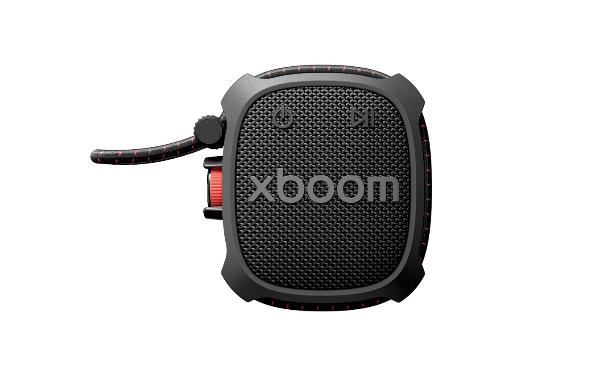 Speaker portatile LG XBOOM allo stand del CES 2026