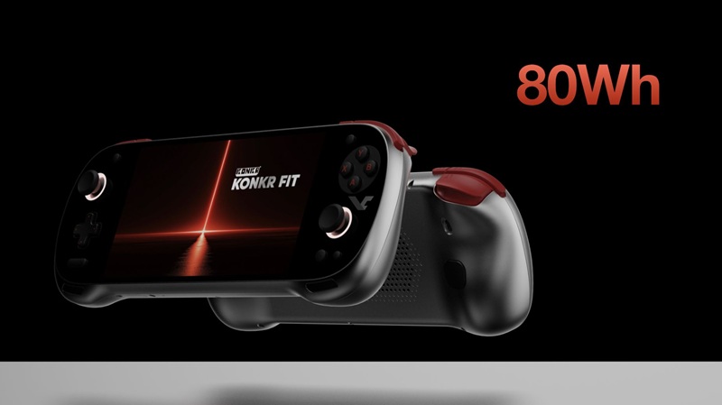 Console portatile Ayaneo Konkr Fit con un grande schermo