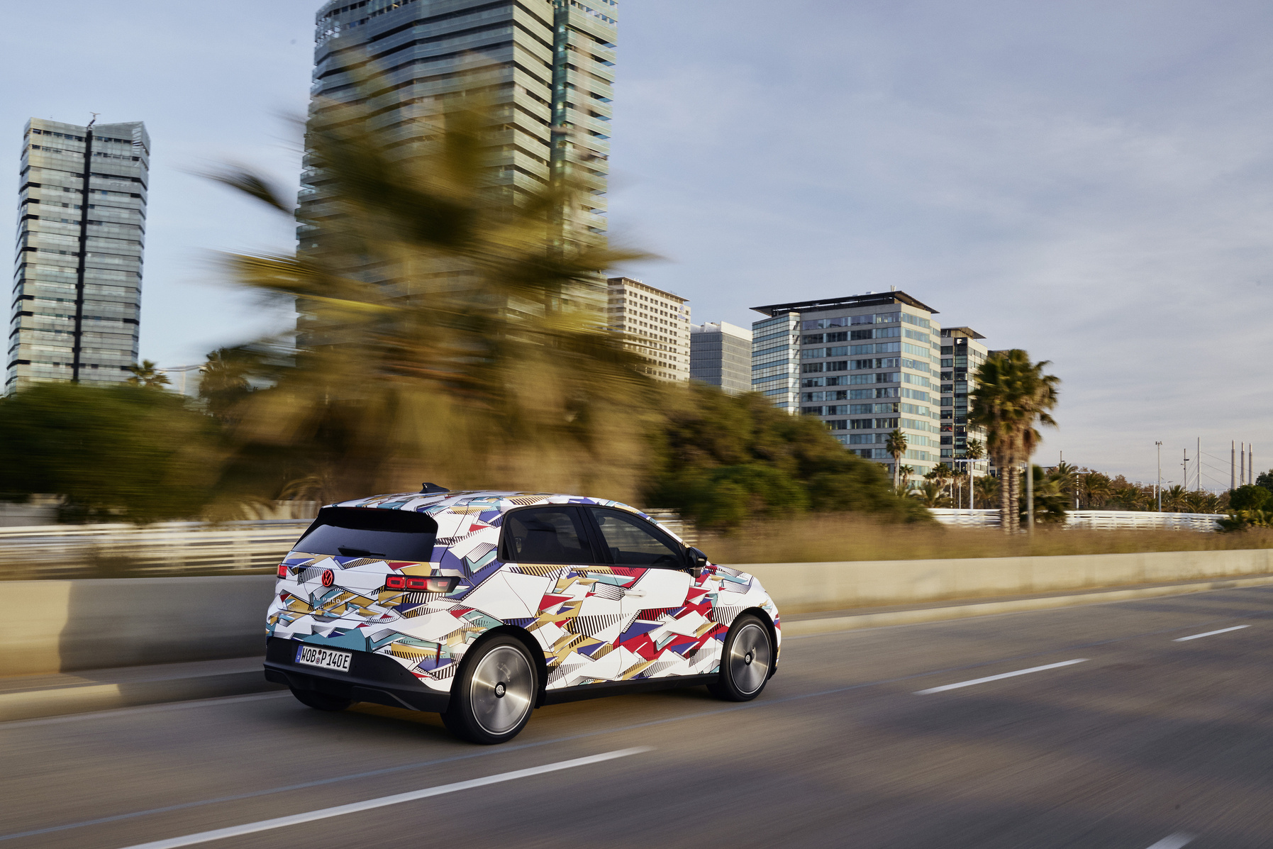 Touchscreen del sistema multimediale del Volkswagen ID. Polo