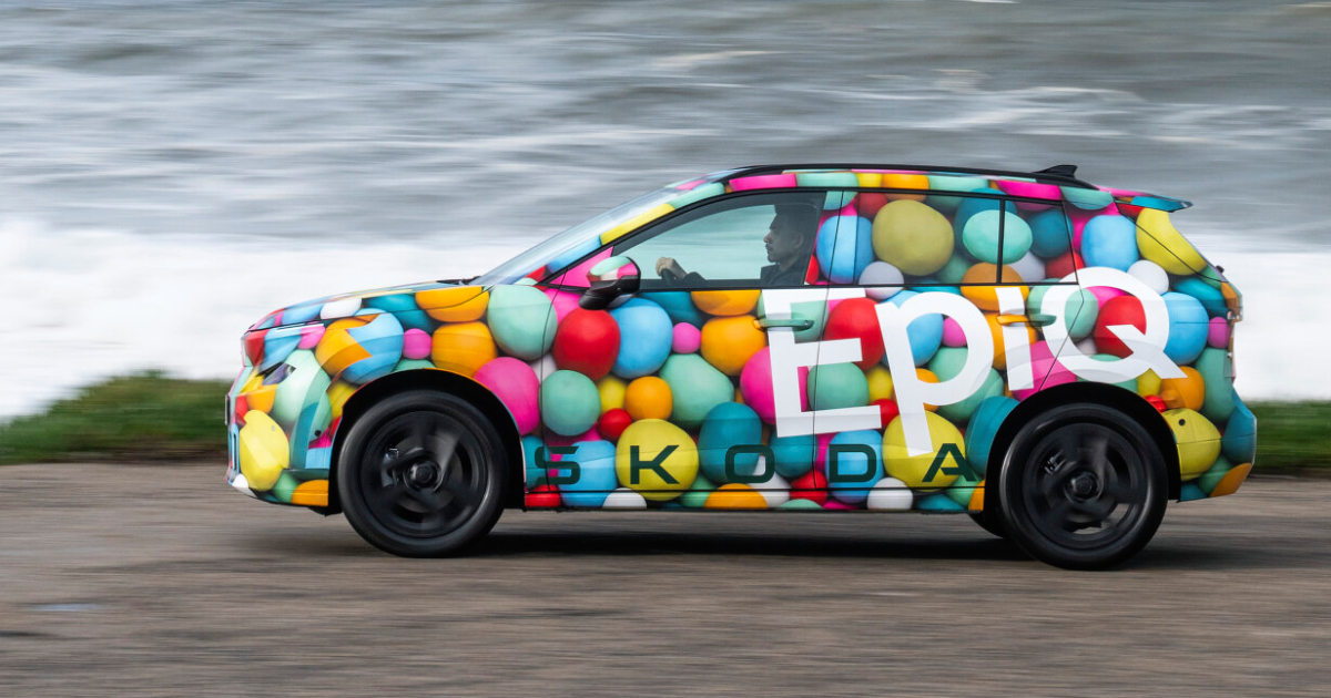 Parte posteriore della Škoda Epiq