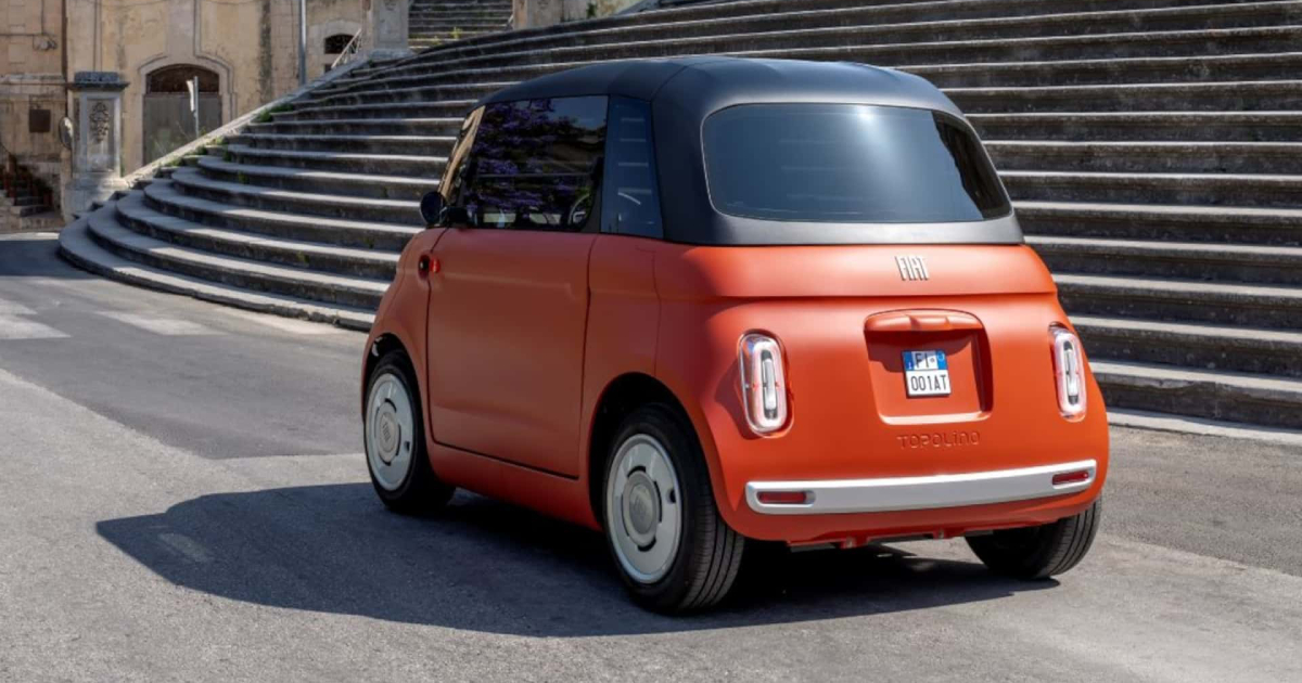 Fiat Topolino Corallo 2026 - Su strada