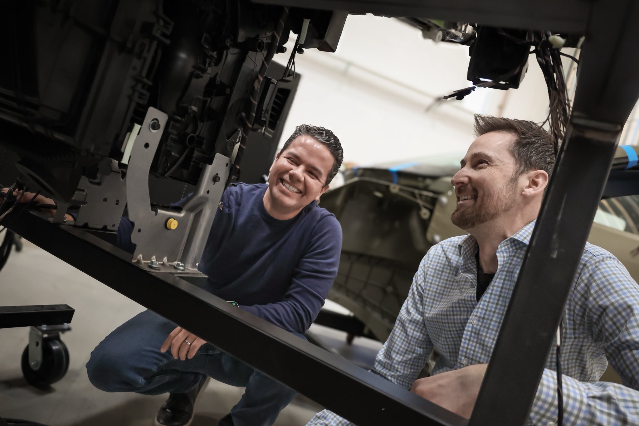 Foto dell'assemblaggio Ford UEV con grandi fusioni