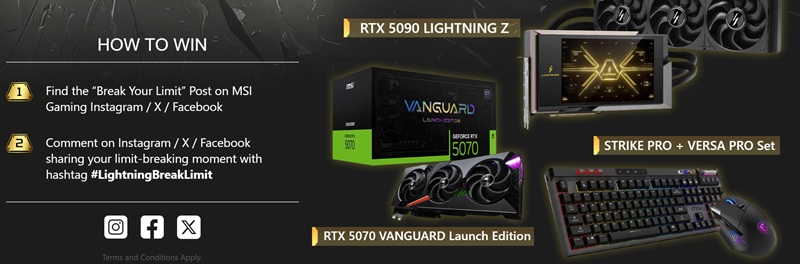 Scheda video MSI GeForce RTX 5090 Lightning Z