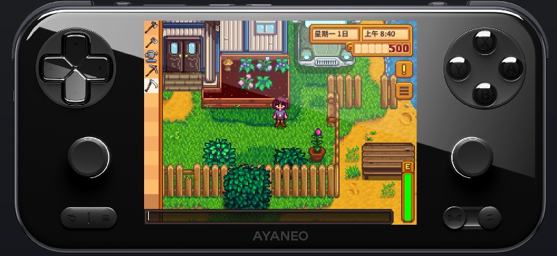 Ayaneo Pocket S Mini - vista posteriore