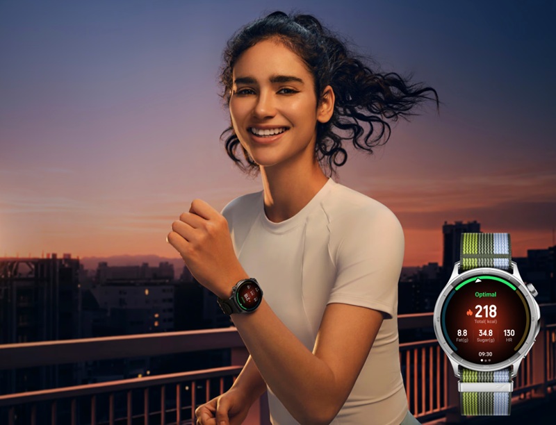 Oppo Watch S in verde vibrante