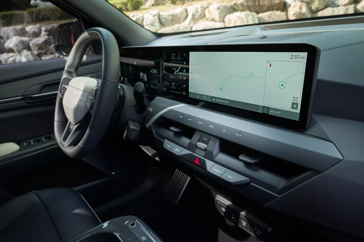 Nuova consolle centrale Kia EV5