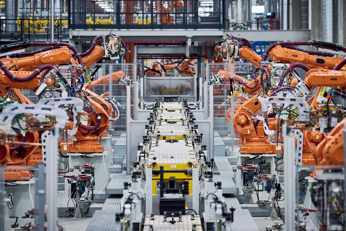 Linea di assemblaggio della BMW i3