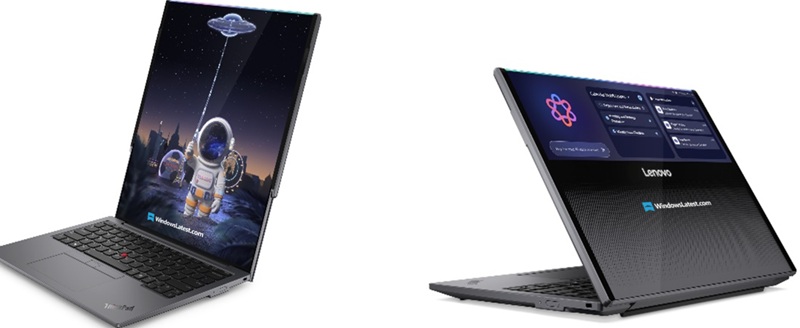 Rendering del Lenovo ThinkPad Rollable XD