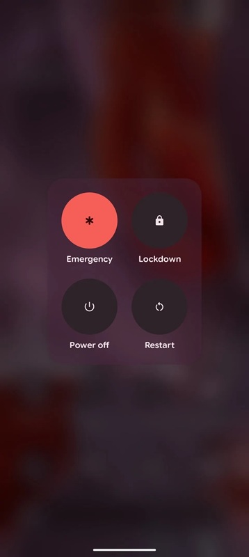 Screenshot dell'interfaccia sfocata Android 17 - 4