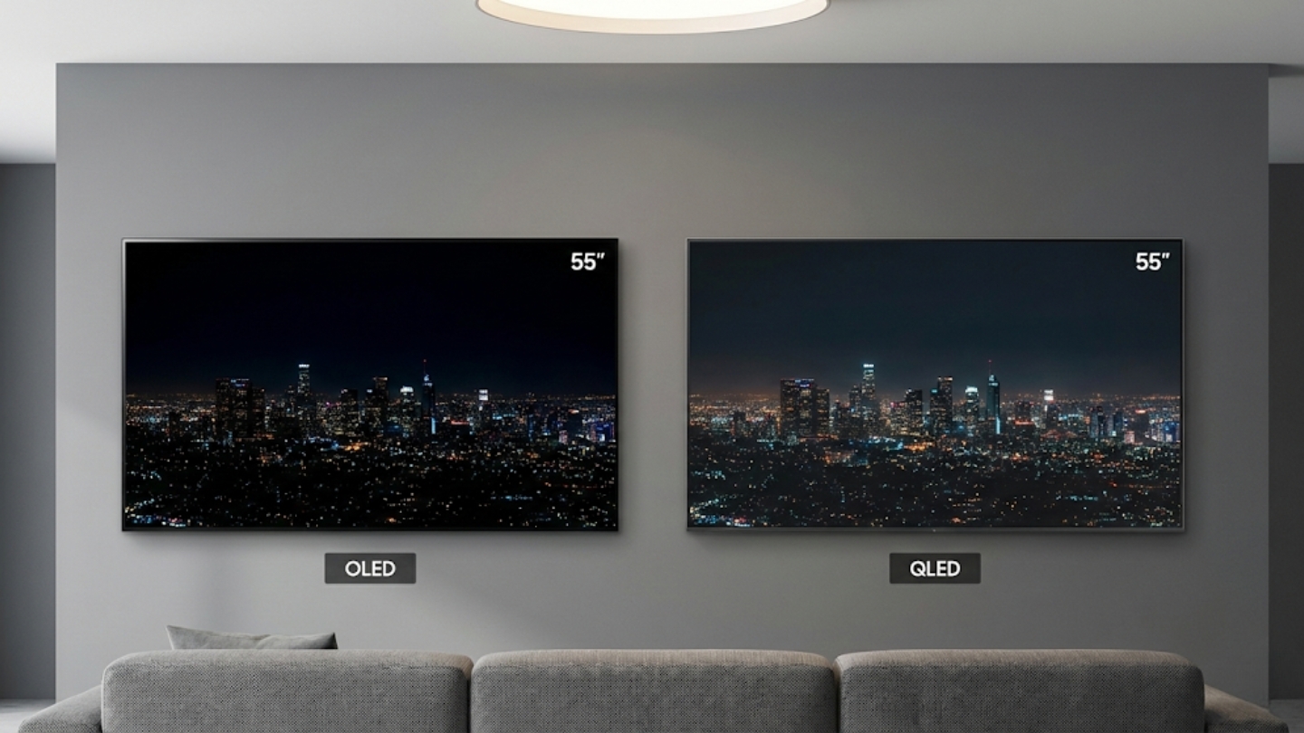 Qualità dell'immagine e contrasto OLED vs QLED a confronto