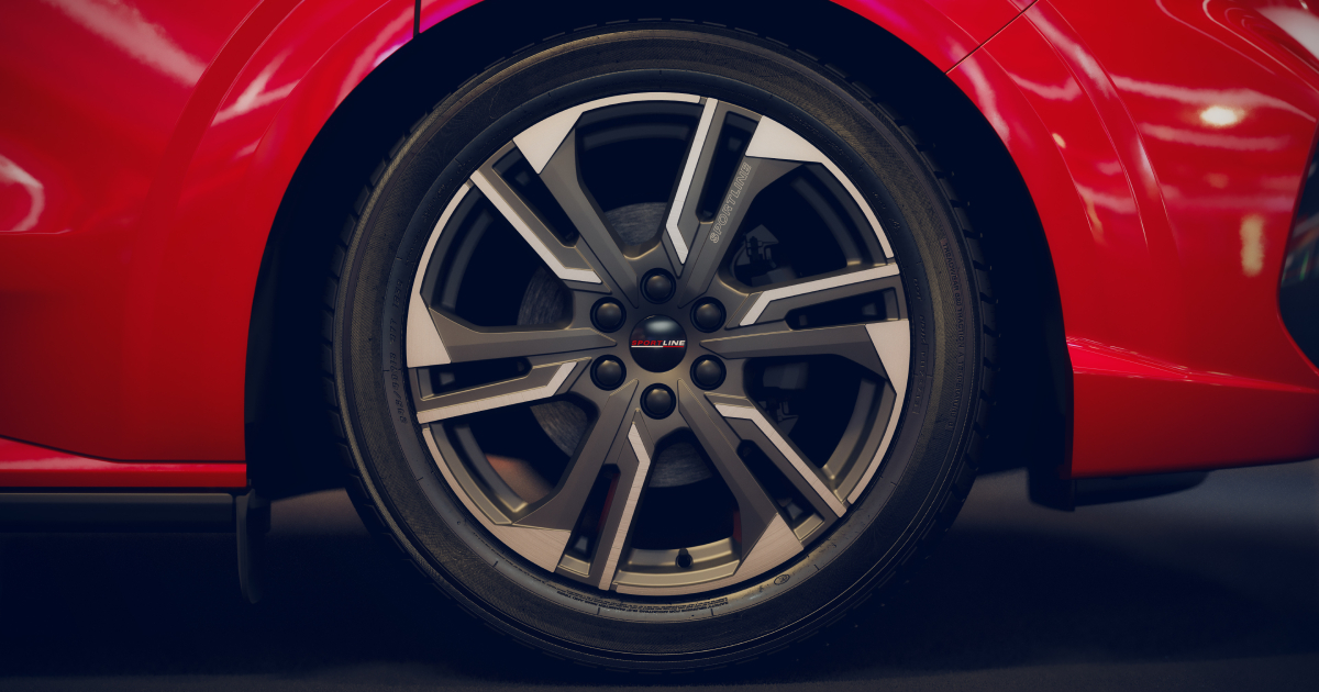 Design delle ruote del Volkswagen Transporter Sportline