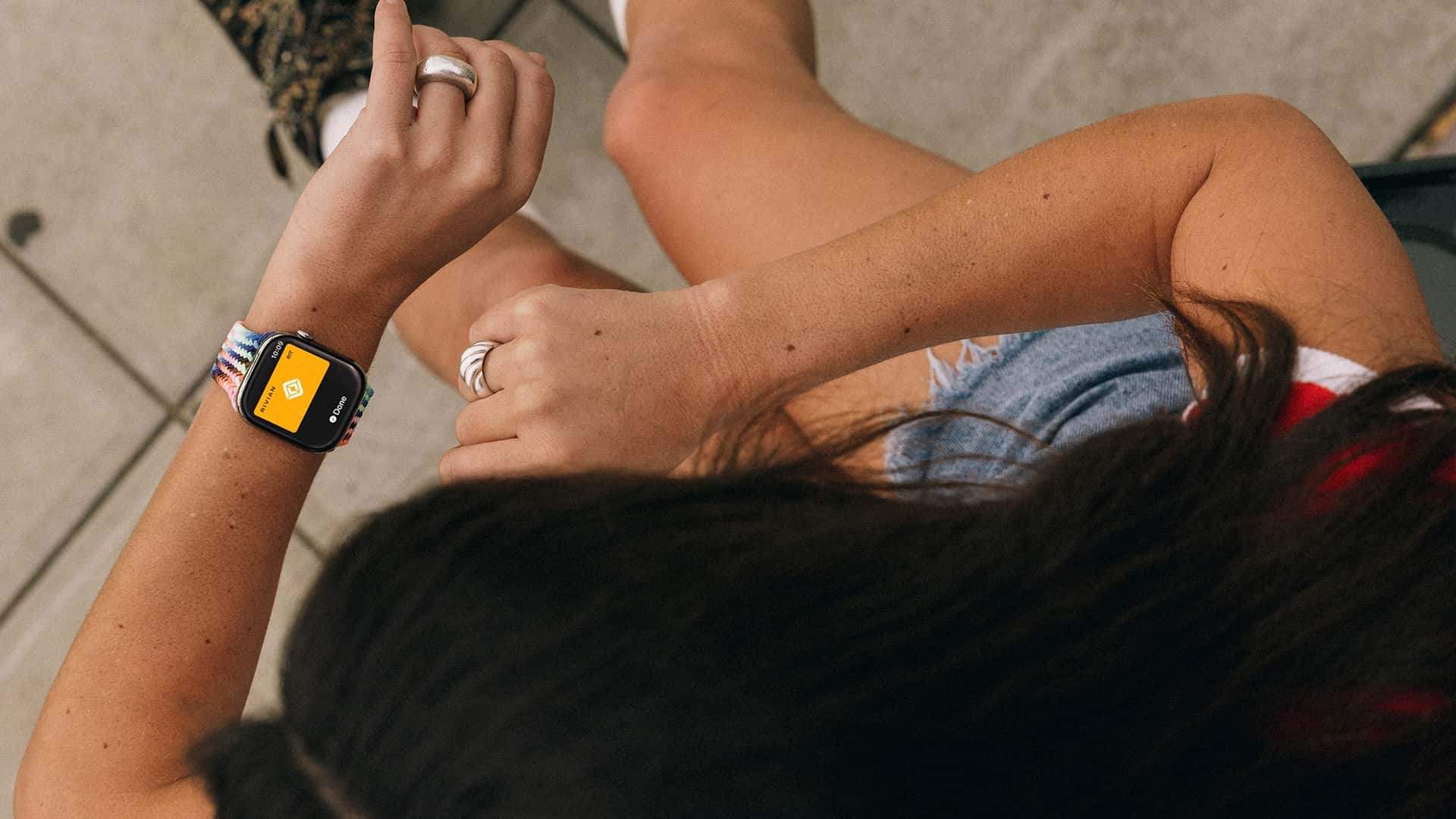 Interfaccia App Rivian Apple Watch